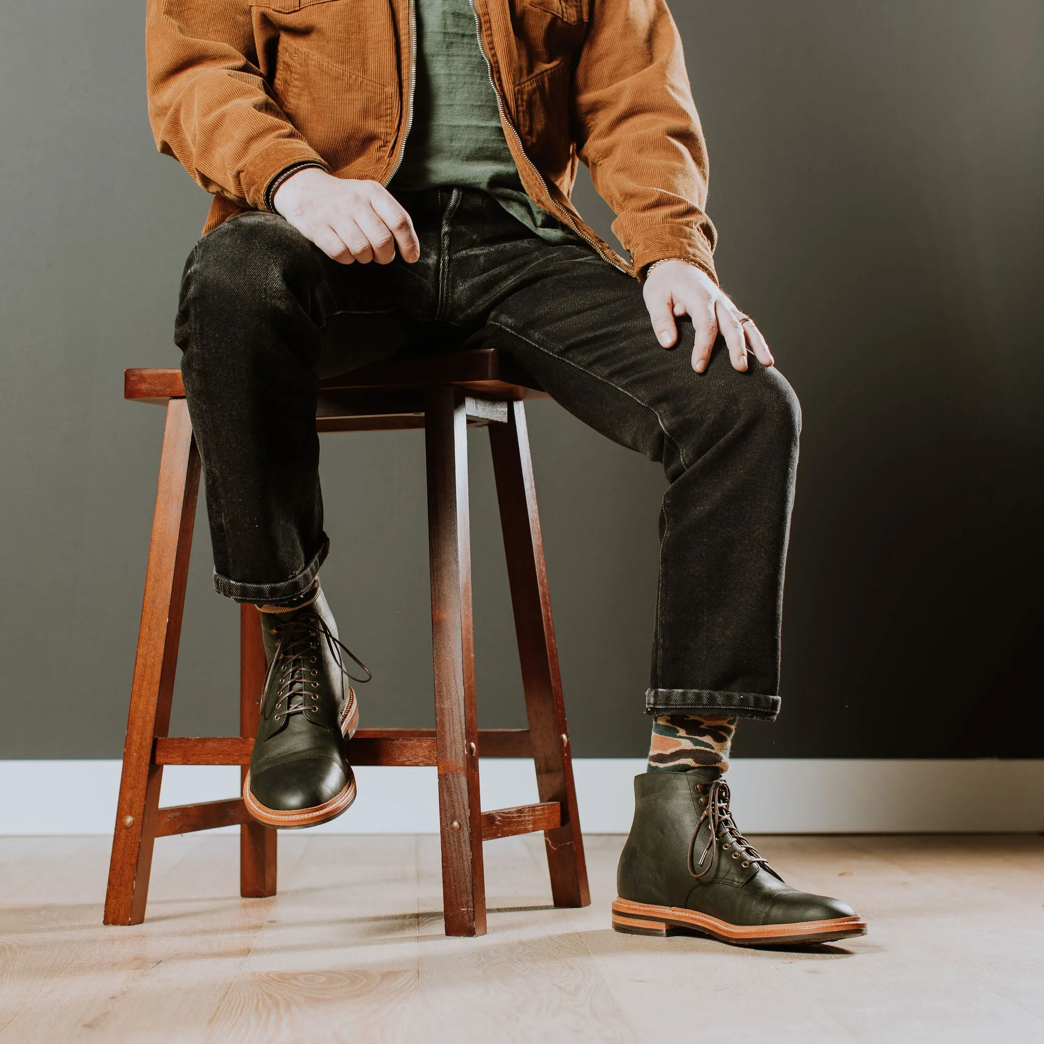 Cap-Toe-Stiefel Wald Kudu