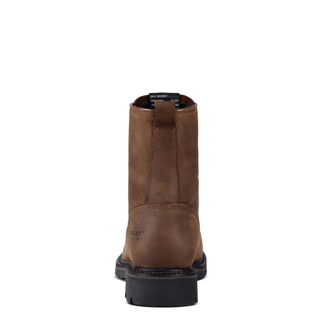 Cascade 8 Zoll Weiche-Spitze Breite Viereckige-Spitze Stiefel Alamo Braun