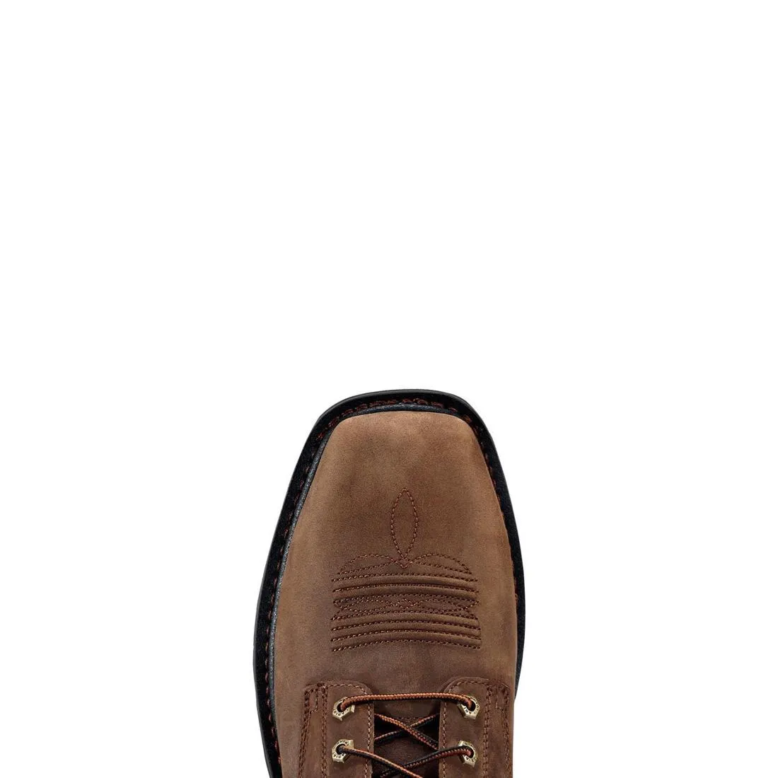 Cascade 8 Zoll Weiche-Spitze Breite Viereckige-Spitze Stiefel Alamo Braun