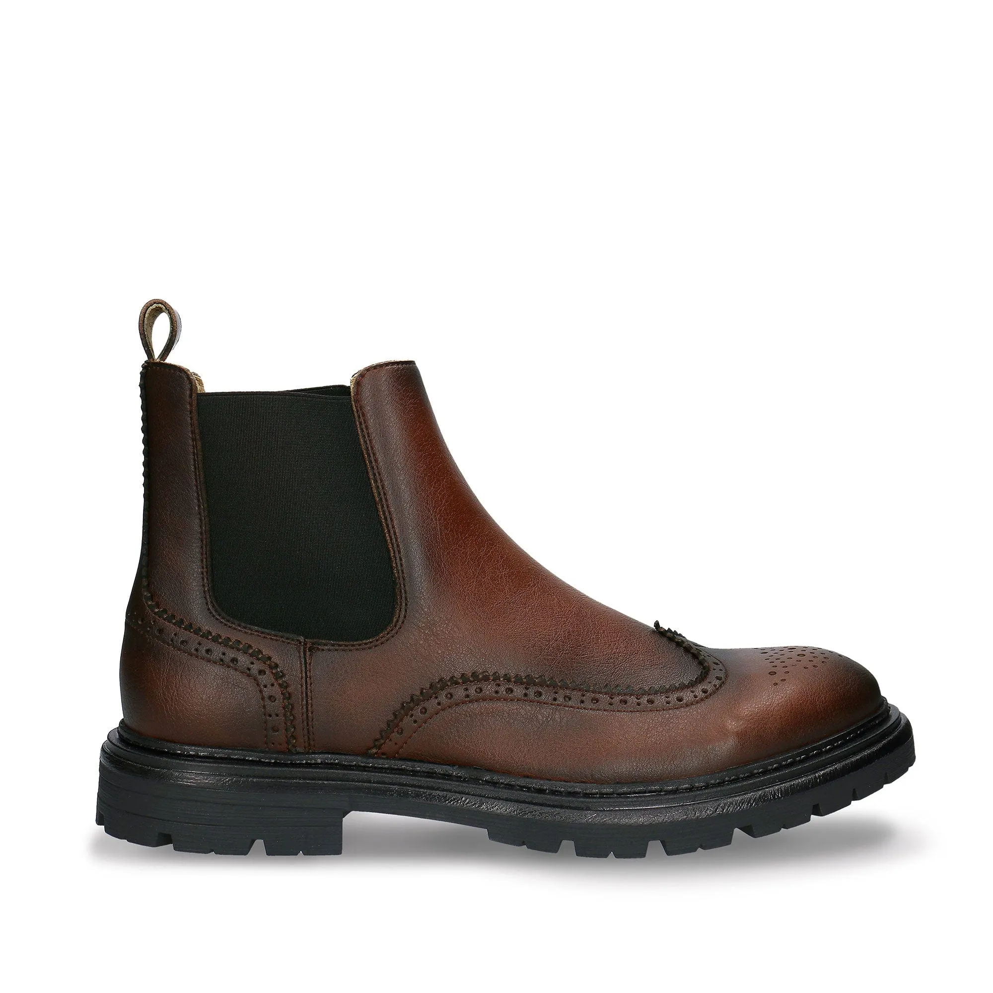 Casian Herren Chelsea Vegan Stiefel | Braun