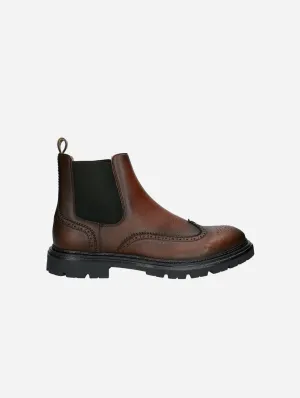 Casian Herren Chelsea Vegan Stiefel | Braun
