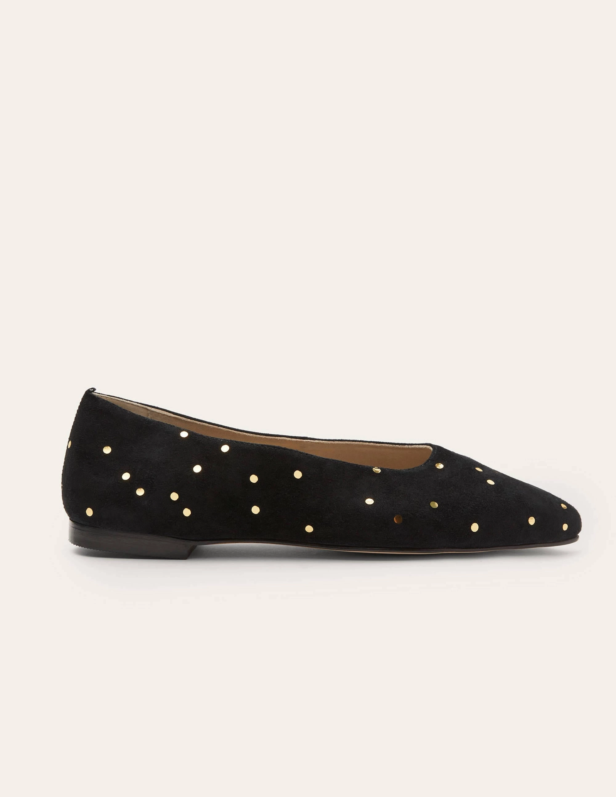 Catriona Ballerinas-Black and Gold, Scattered Spot