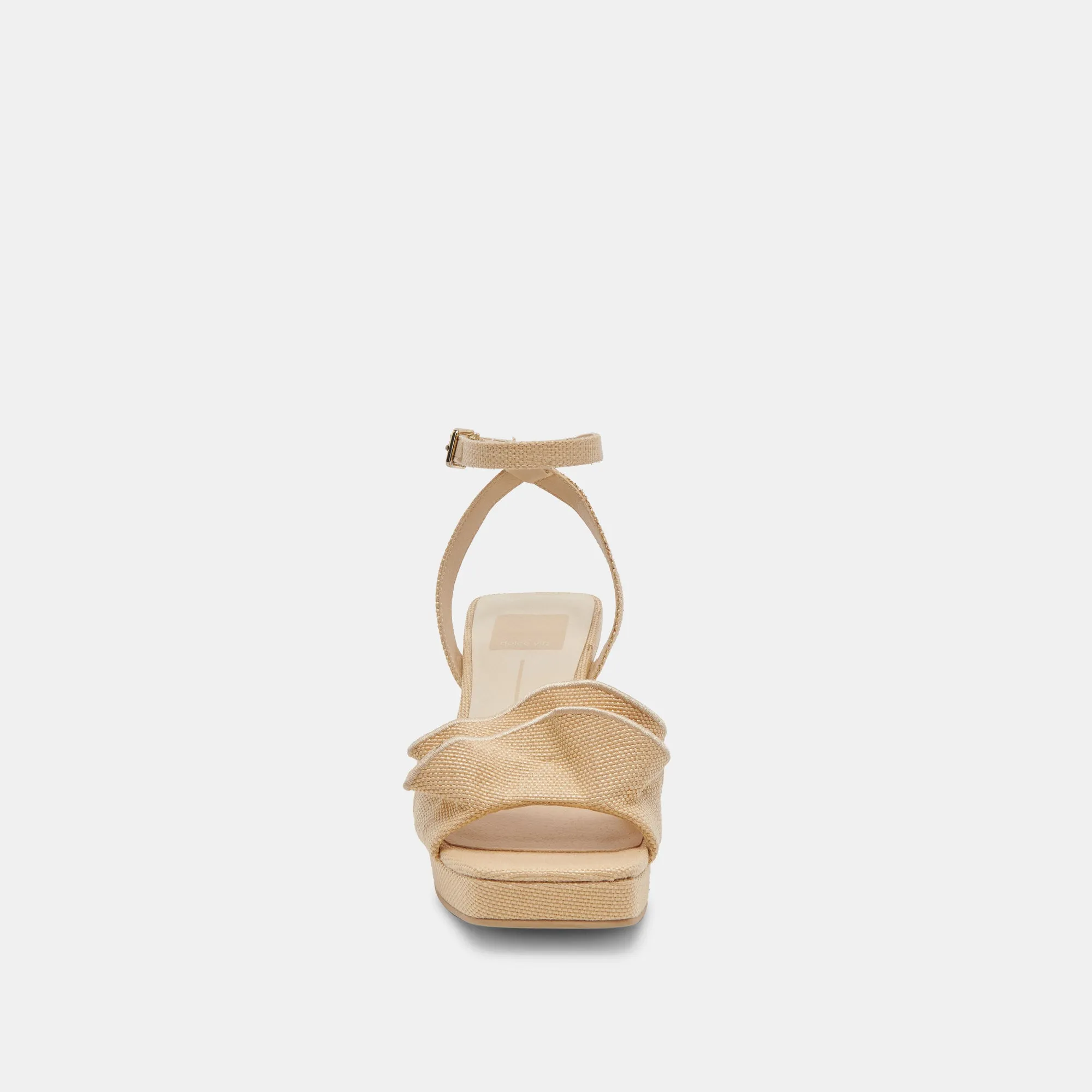 CHEER HEELS LT NATURFARBENES RAFFIA
