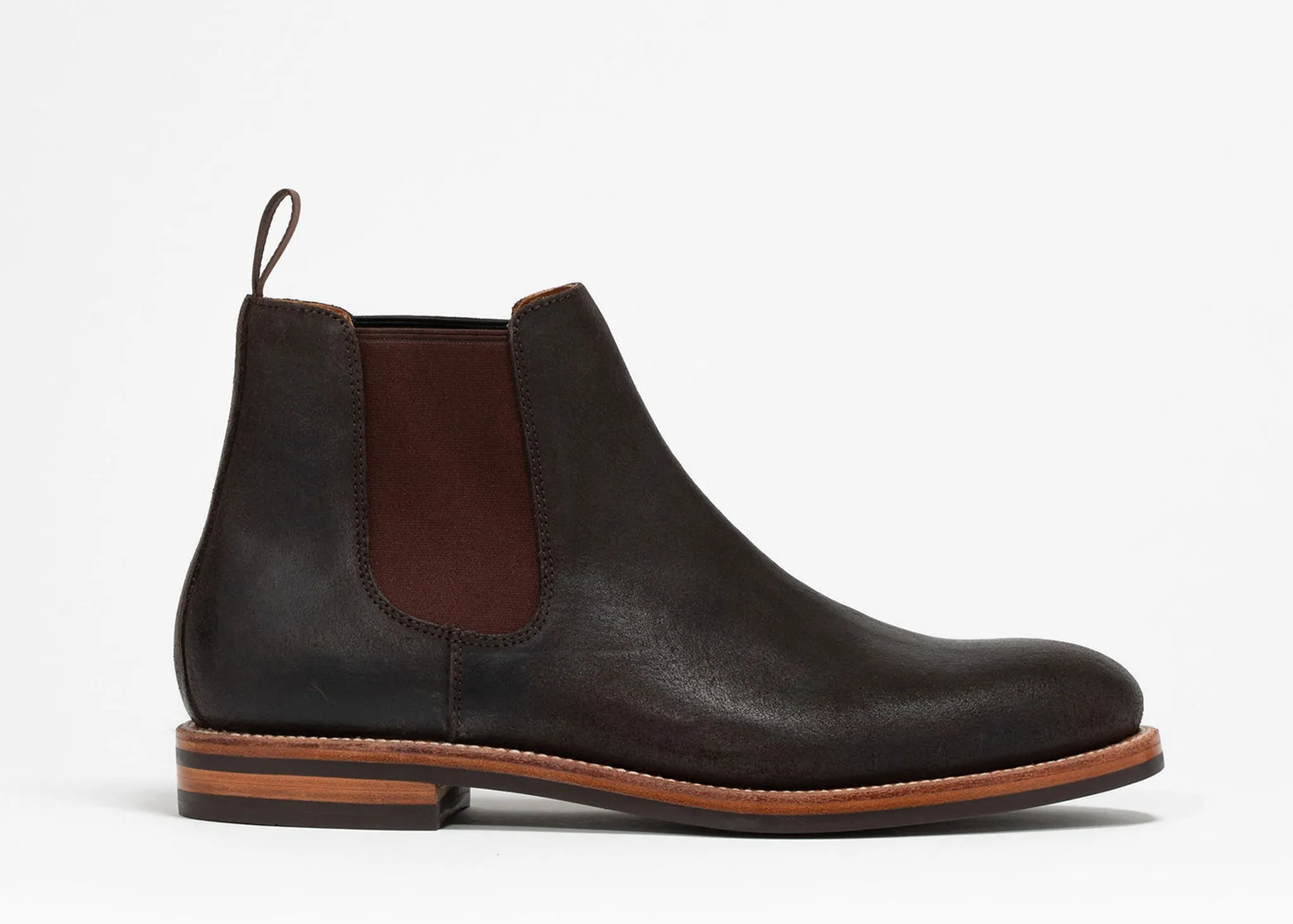 Chelsea Boot - Erdfarbener gewachster Commander