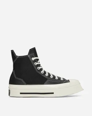Chuck 70 De Luxe Quadrat-Sneakers Schwarz