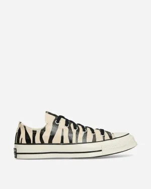 Chuck 70 Leuchtend-dunkel Zebra-Print Sneakers Hellbeige