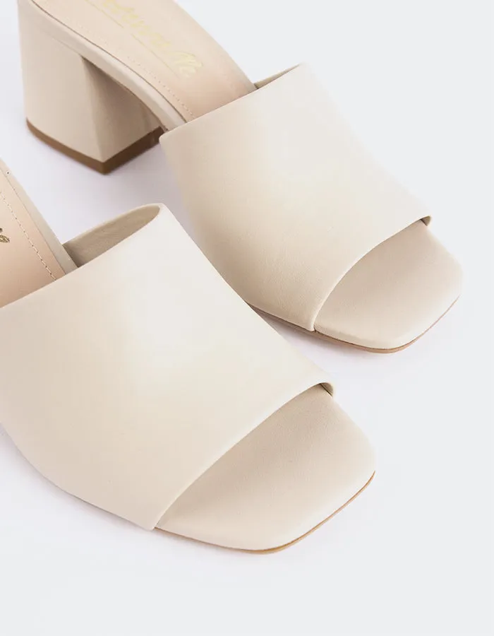 Clarabelle Off-White Leder