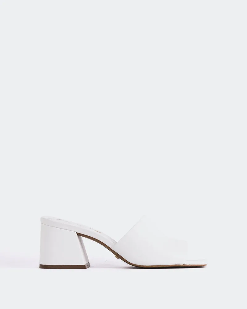 Clarabelle Weißes Leder