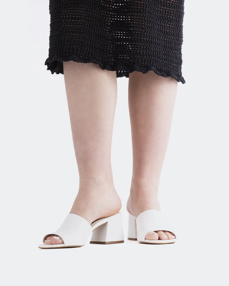 Clarabelle Weißes Leder