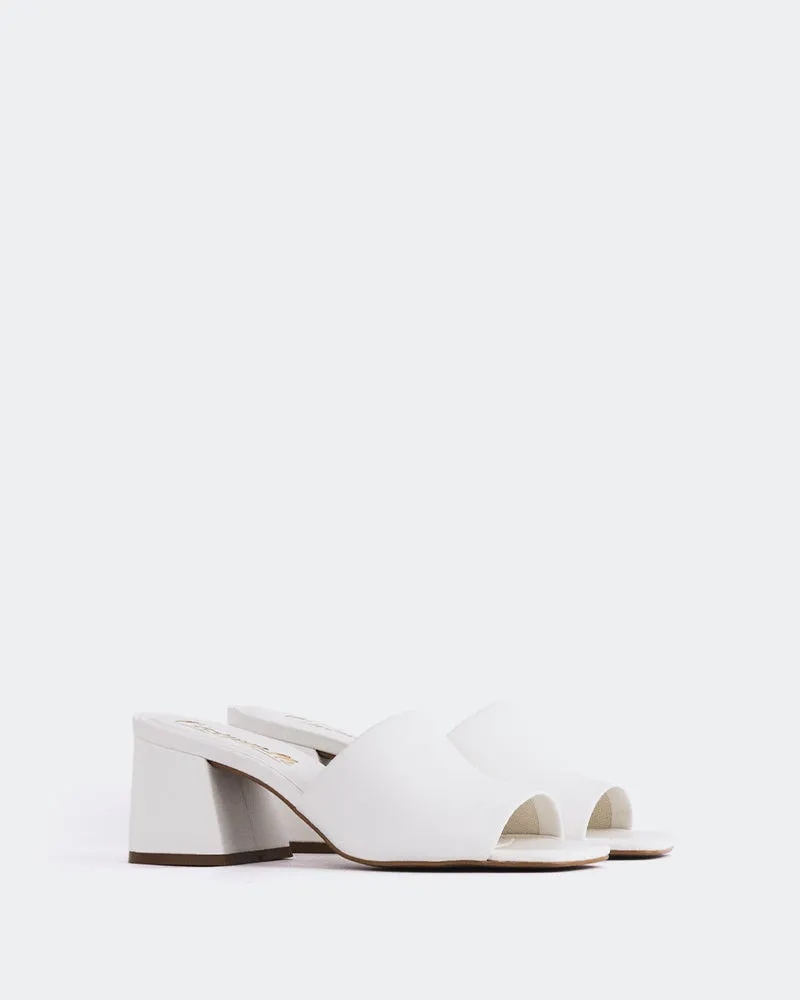 Clarabelle Weißes Leder