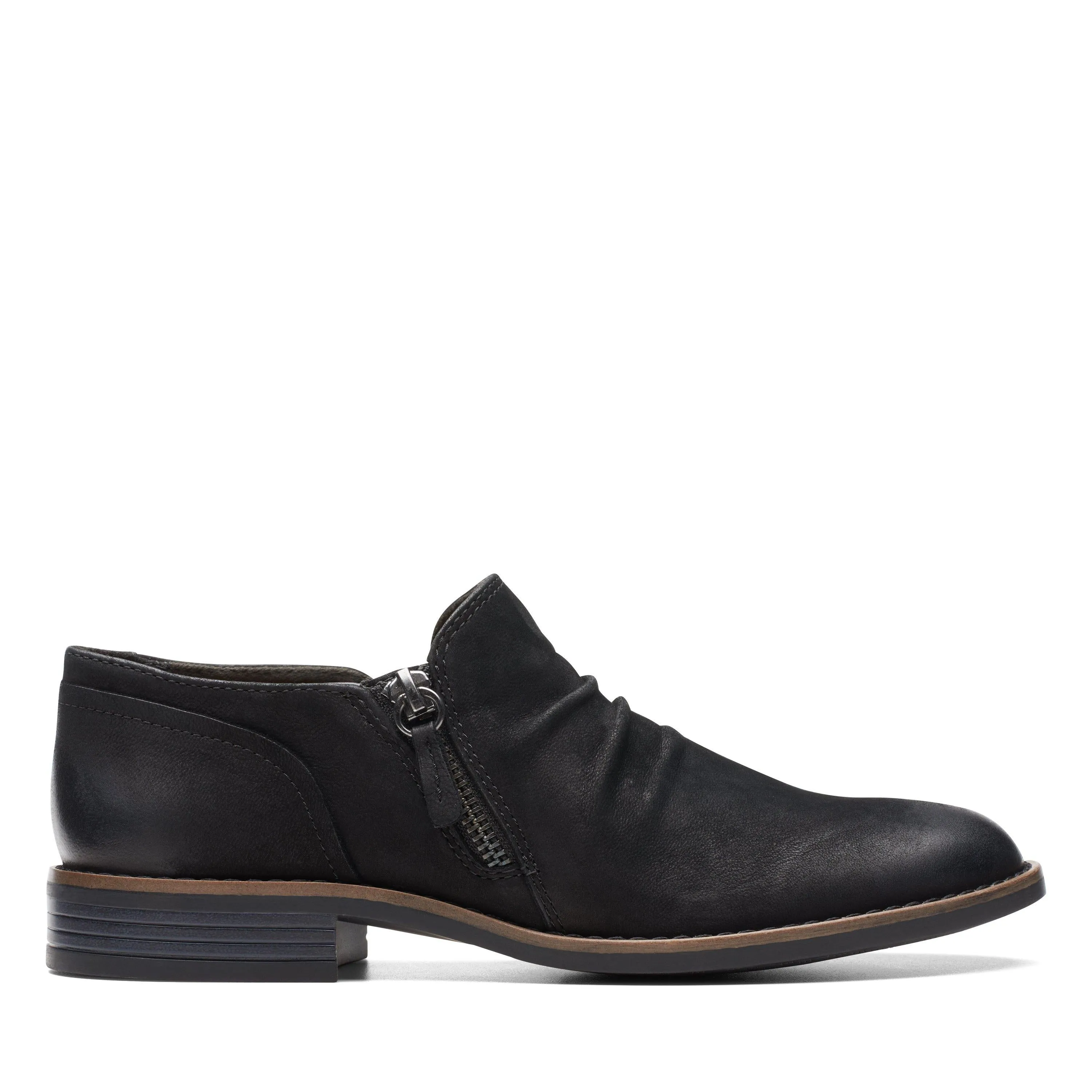 Clarks Camzin Pace in Schwarz Nubuk