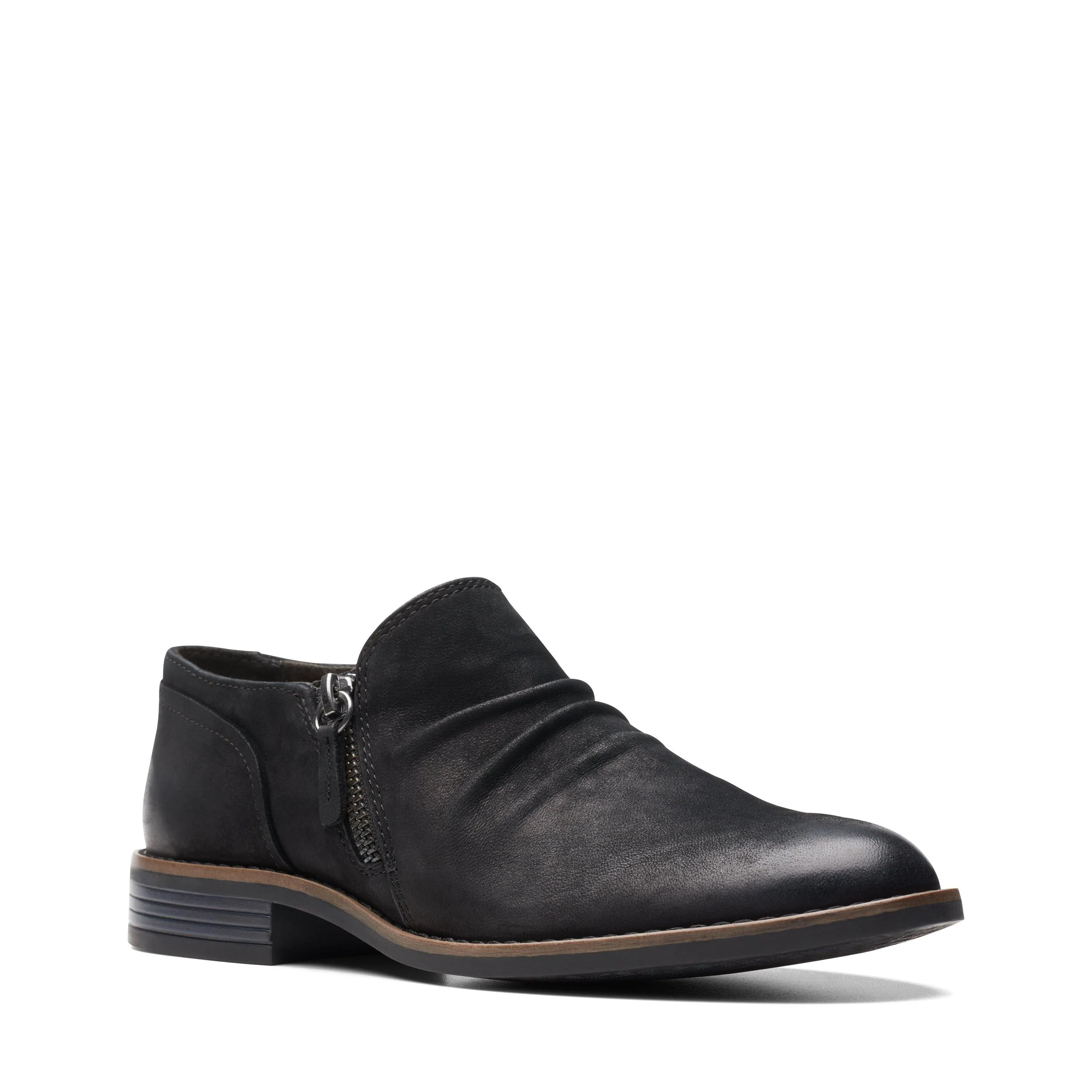 Clarks Camzin Pace in Schwarz Nubuk