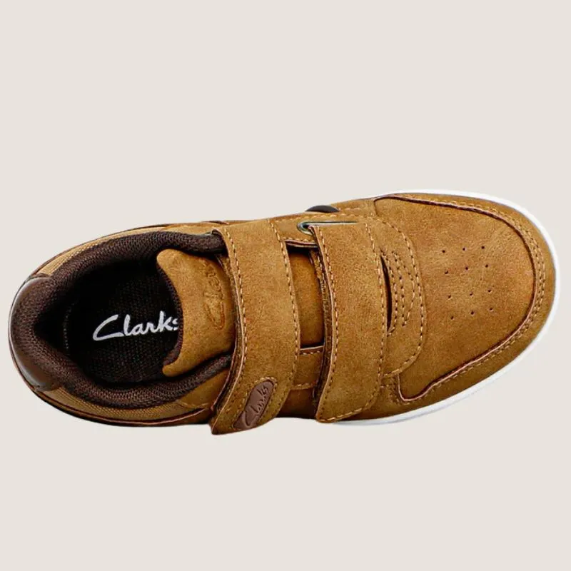 Clarks Dune Junior Verstellbare Sneaker Schuhe_Clarks
