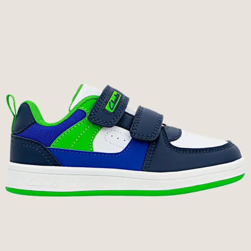 Clarks Durk Junior Verstellbare Sneaker Schuhe_Clarks