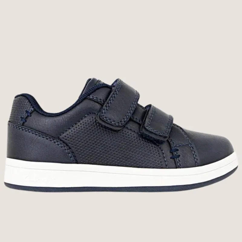 Clarks Kids Darius Junior verstellbare Sneaker Schuhe_Clarks