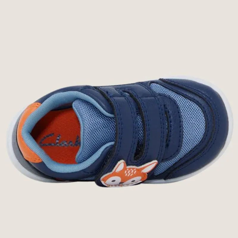 Clarks Kids Orson Verstellbare Sneaker Schuhe_Clarks