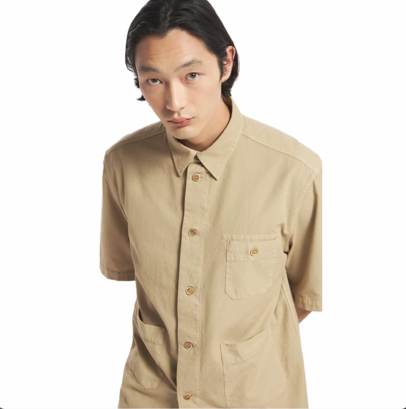 Barena Herren Barena Camicia Ordior - Arela - Khaki