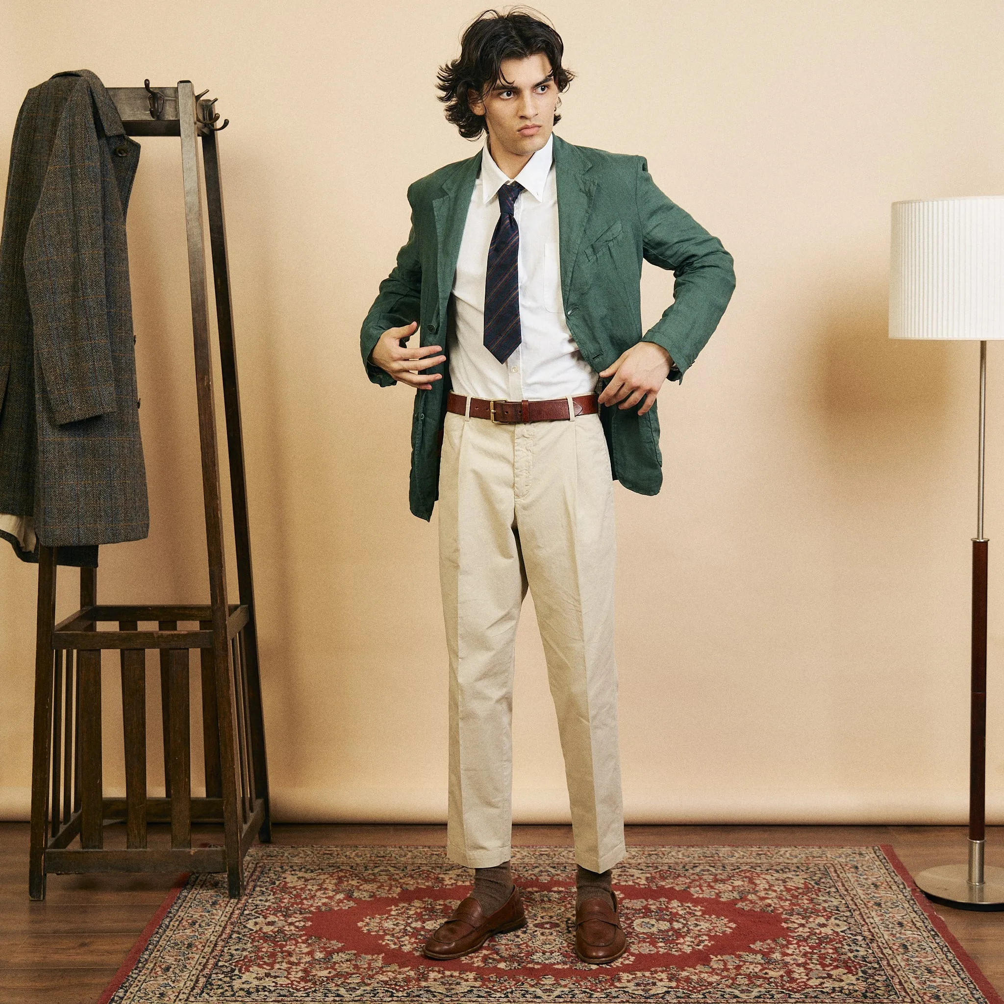Barena Herren Rizzo Telino Blazer - Alge