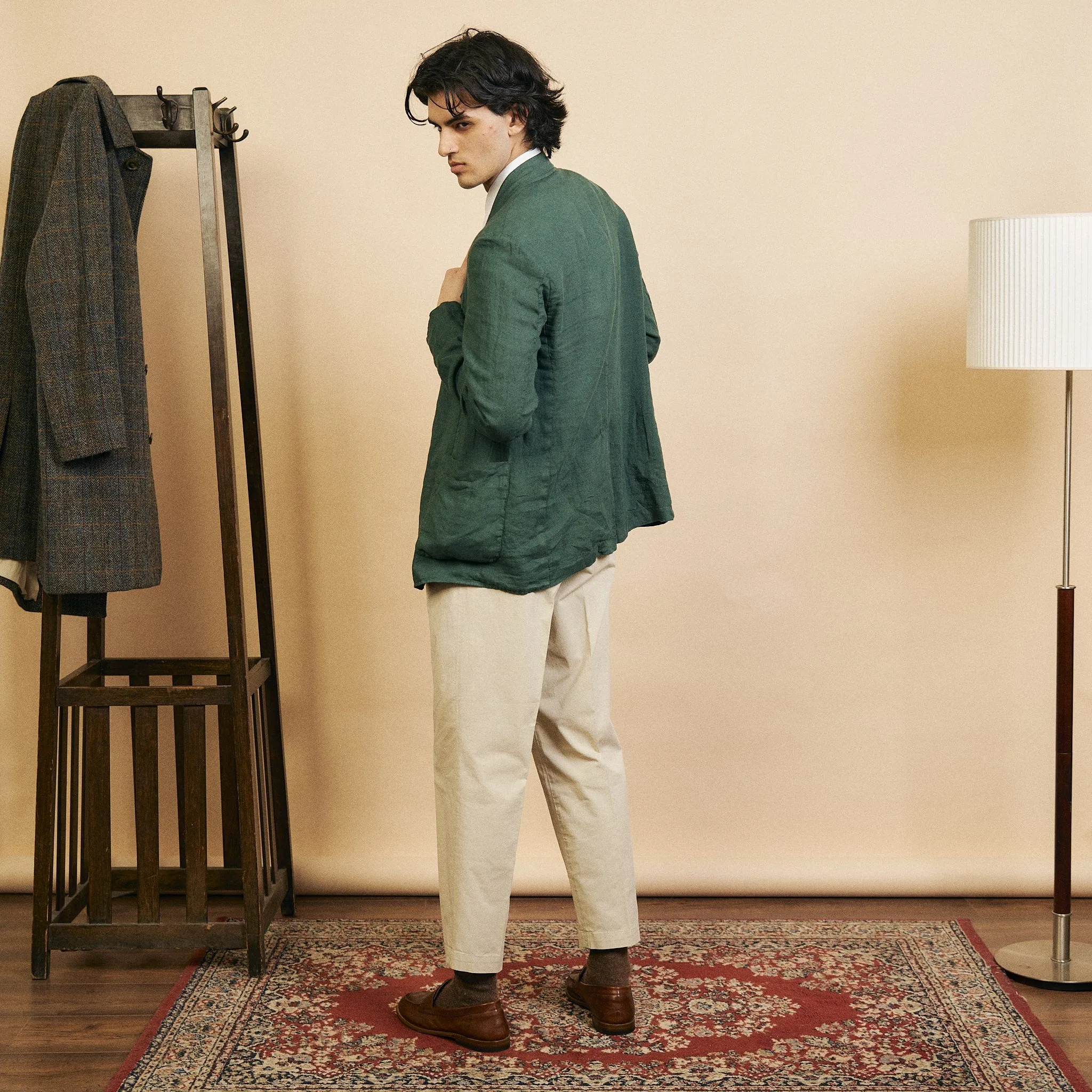 Barena Herren Rizzo Telino Blazer - Alge