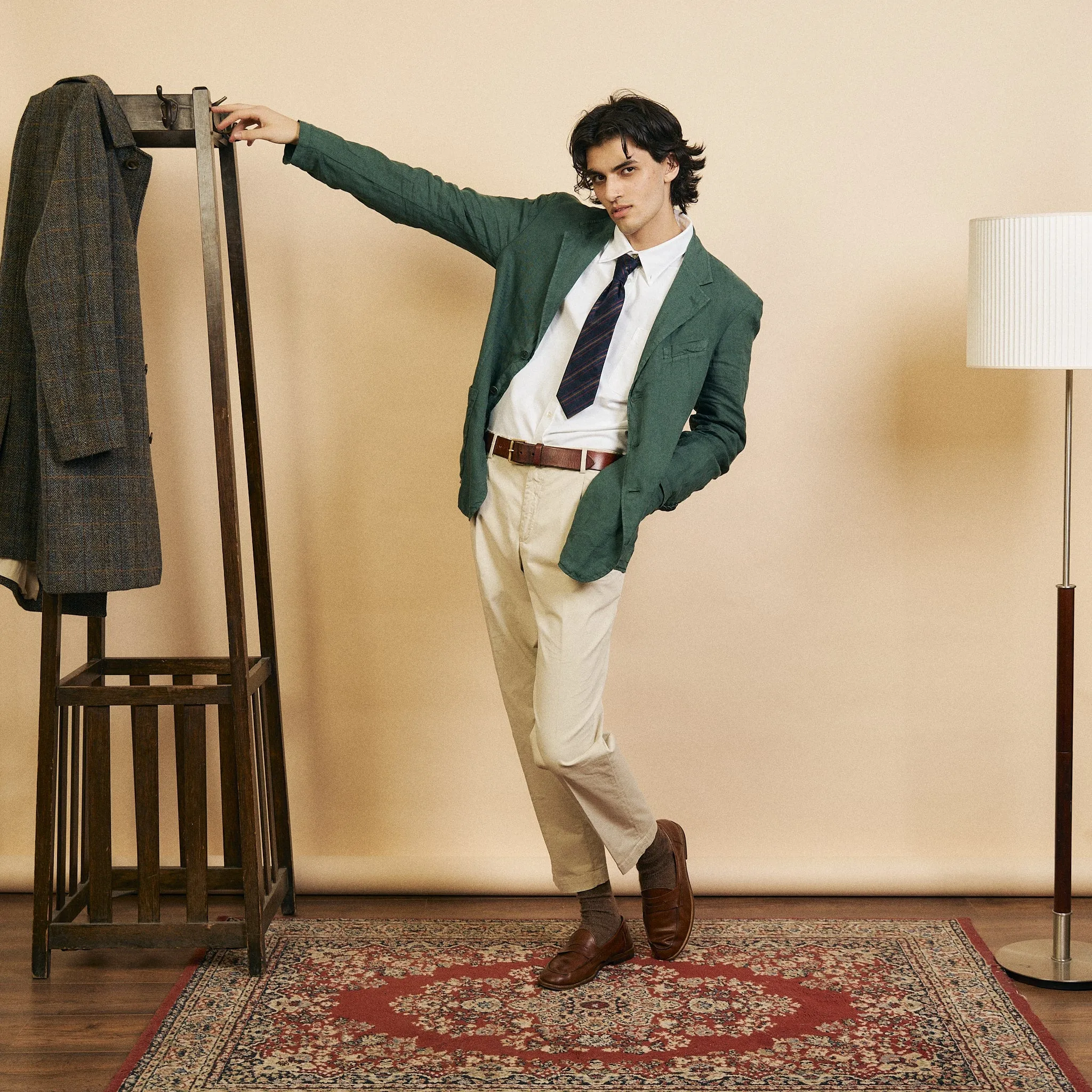 Barena Herren Rizzo Telino Blazer - Alge