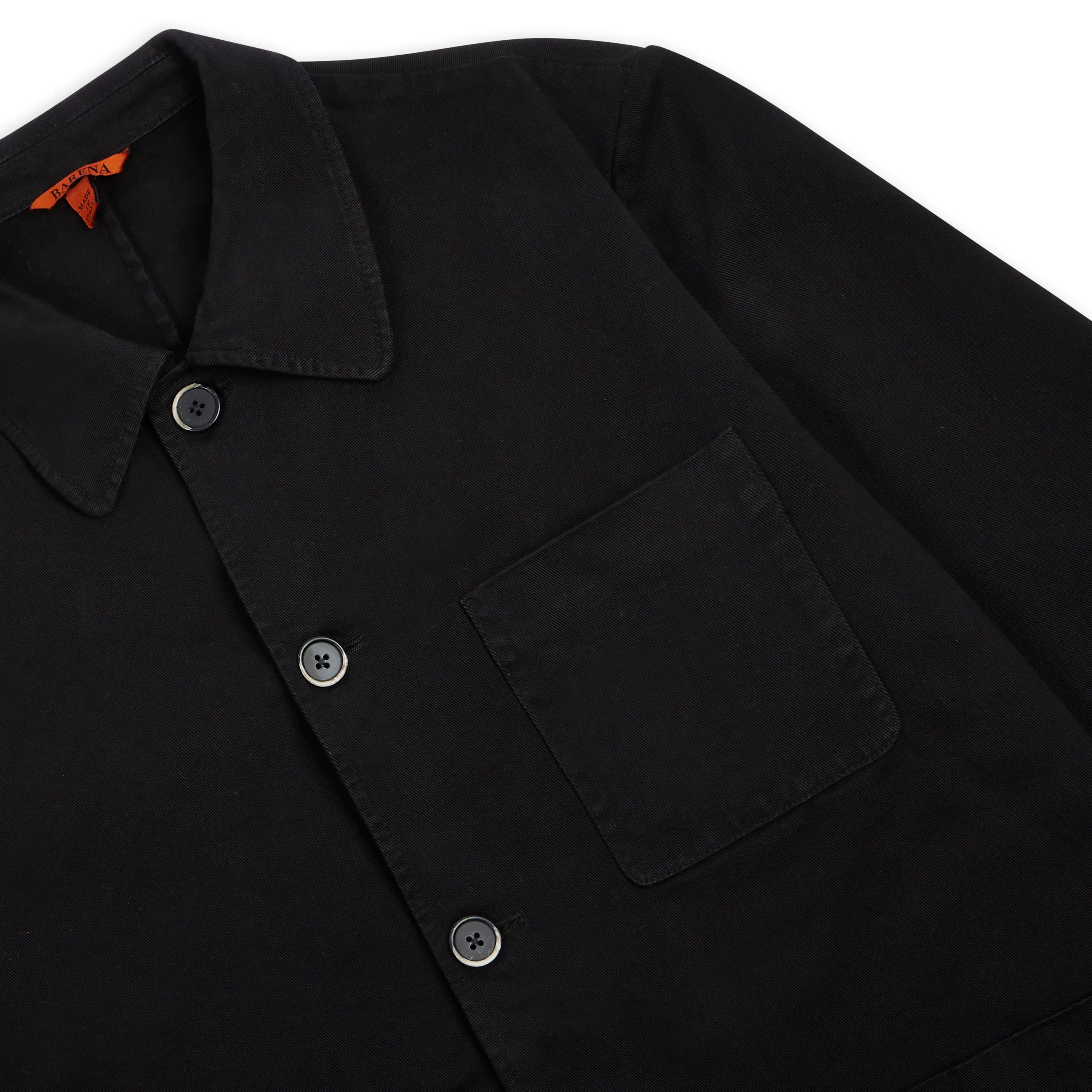 Barena Herren Visal Overshirt - Schwarz