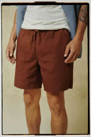 Brixton Herren Alltagskühle Max Short - Sepia