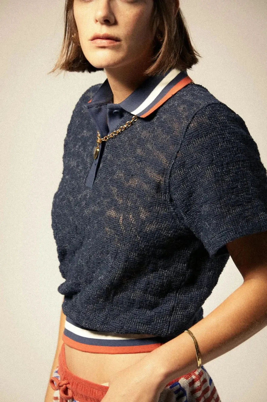 Bekleidung Brixton Herren Retro Mesh Kurzarm Polo