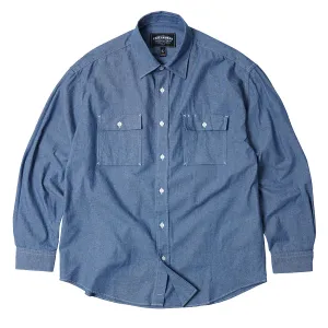 Kleidung Frizmworks Herren Frizmworks Zigarettentaschen-Chambray-Hemd Indigo
