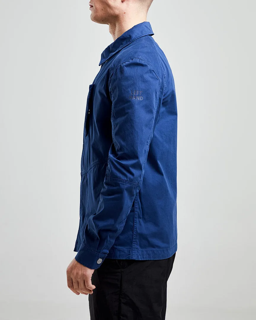 Bekleidung Linke Hand Herren Linke Hand Sesia Overshirt Marineblau