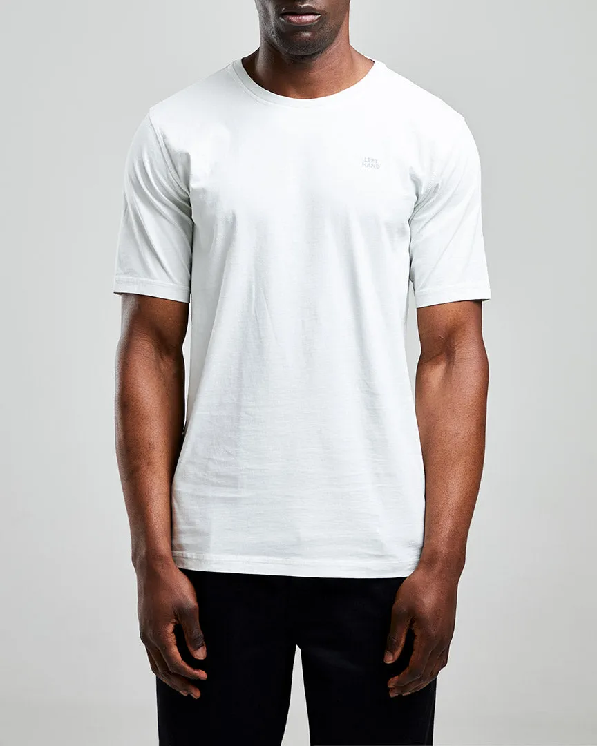 Bekleidung Linke Hand Herren T-Shirt Links Weiß