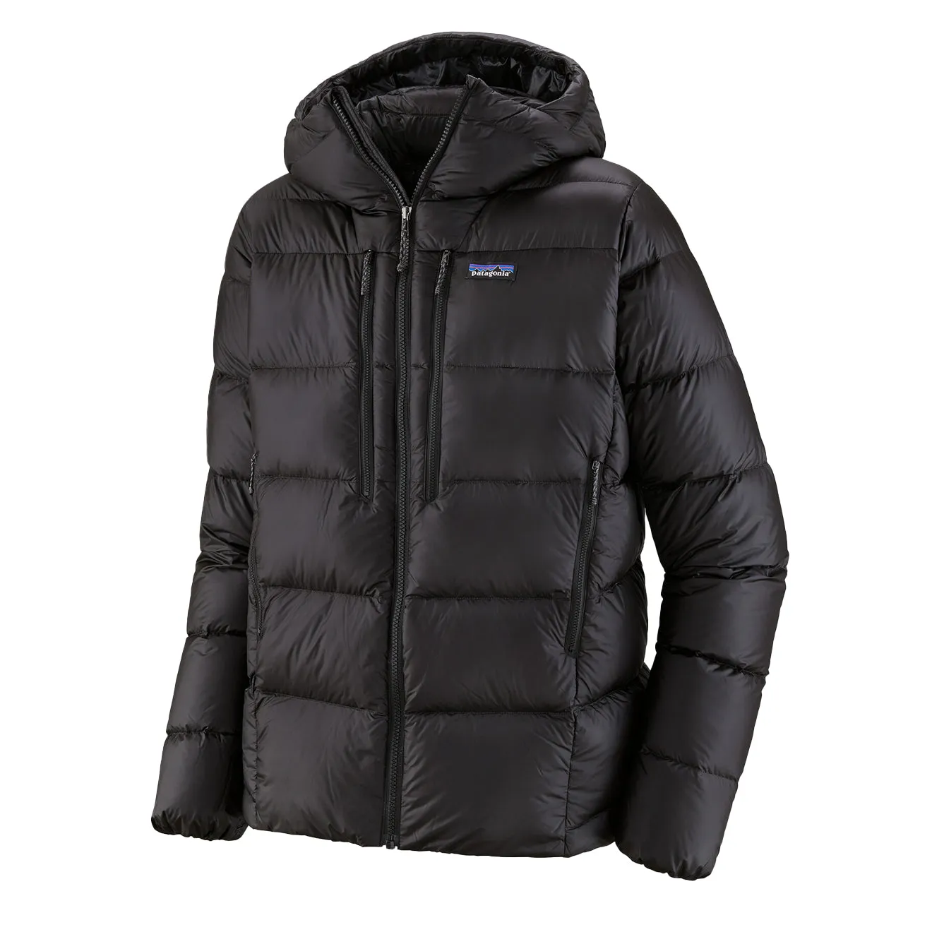 Bekleidung Patagoniajackets Herren Patagonia Fitz Roy Daunenkapuze Schwarz