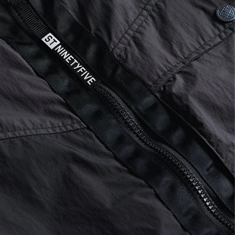 Kleidung St95 Herren ST95 Ballute Überhemd Schwarz