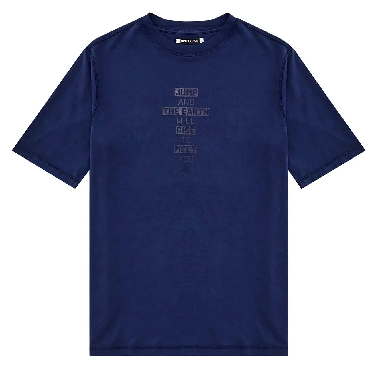 Kleidung St95 Herren ST95 Jump T-Shirt Marineblau