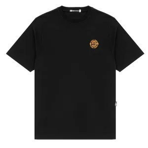 Kleidung St95 Herren ST95 SS Etikett T-Shirt Schwarz