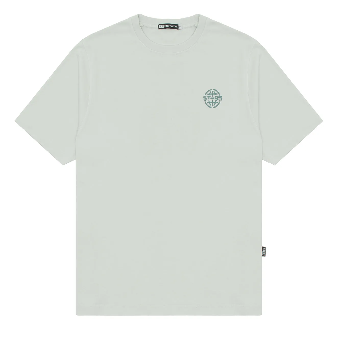 Kleidung St95 Herren ST95 SS Etikett T-Shirt Off White