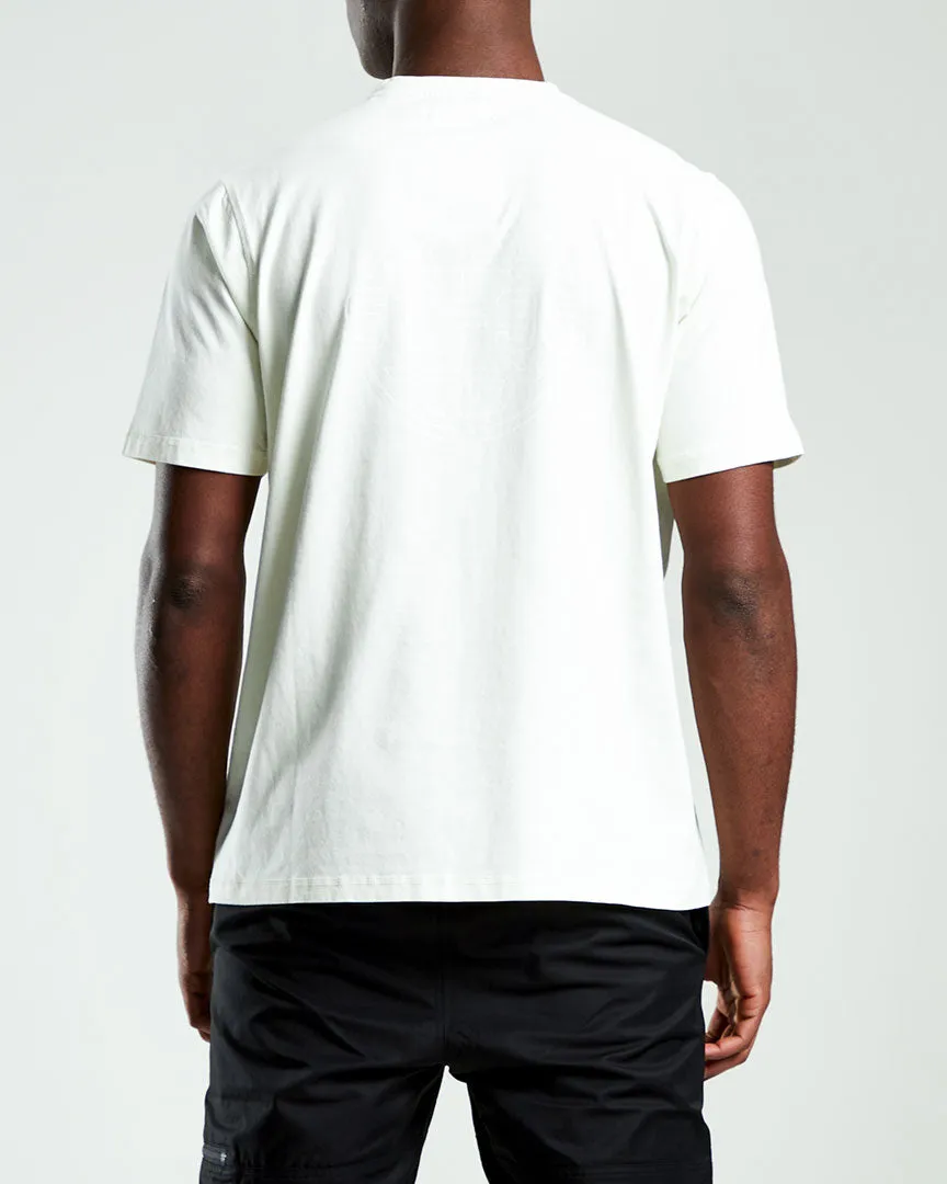 Kleidung St95 Herren ST95 UV-reagierendes T-Shirt WEIß