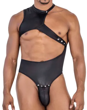 Bekleidung_Candyman_Herrenunterwäsche Candyman 99783 Ein-Schulter-Body Schwarz