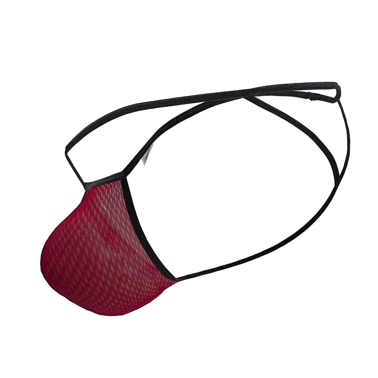 Bekleidung_Candyman_Herrenunterwäsche CandyMan 99795 Mesh-G-String Tangas Farbe Burgunder