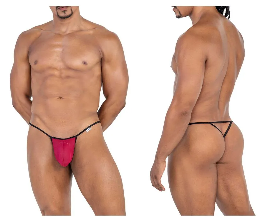Bekleidung_Candyman_Herrenunterwäsche CandyMan 99795 Mesh-G-String Tangas Farbe Burgunder