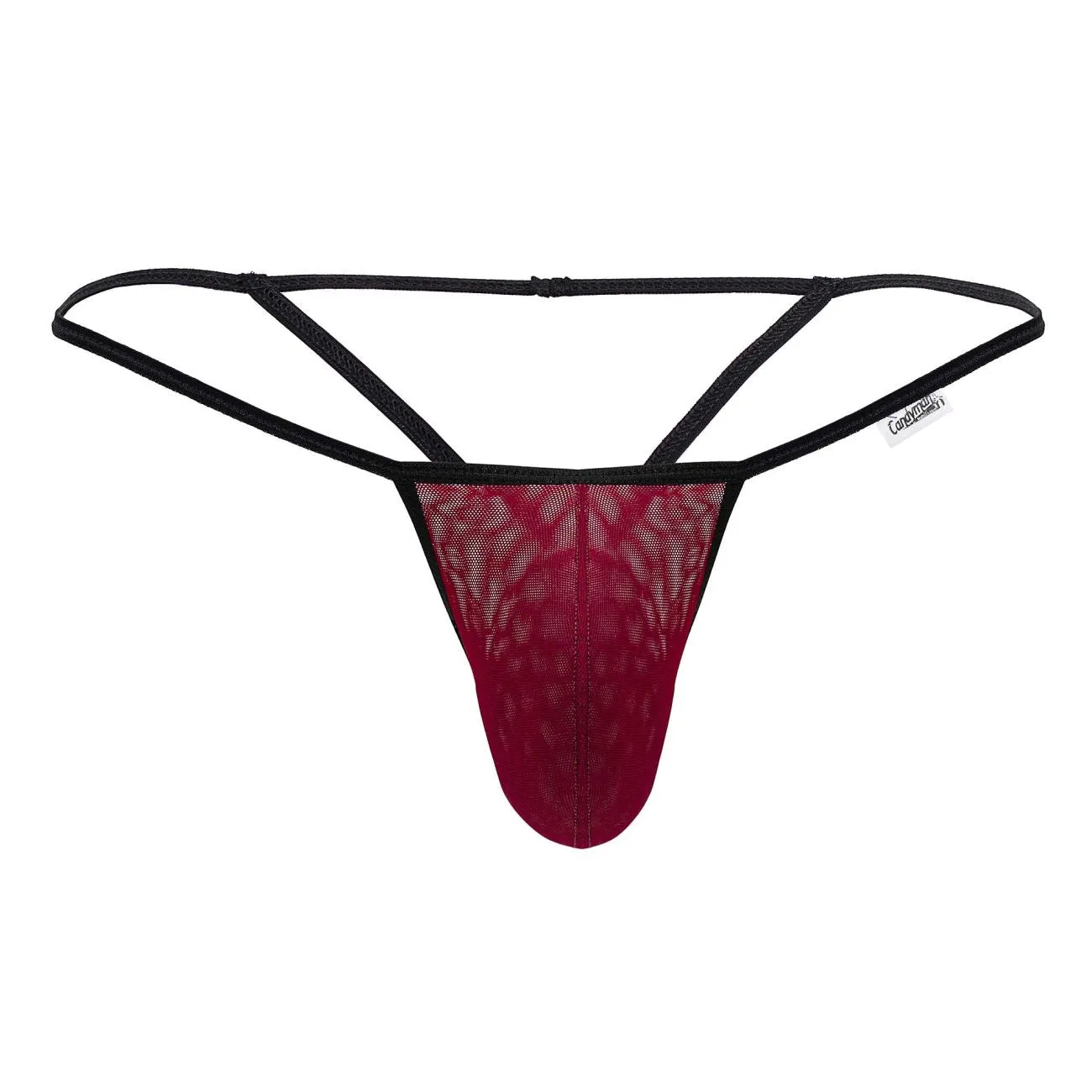 Bekleidung_Candyman_Herrenunterwäsche CandyMan 99795 Mesh-G-String Tangas Farbe Burgunder