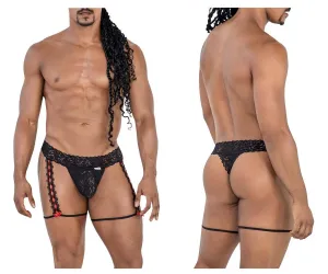 Bekleidung_Candyman_Unterwäsche Spitzen-Strumpfband-Tangas