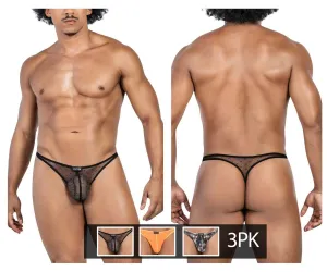 Clever Herrenunterwäsche 3er Pack Australische Latex-Tangas