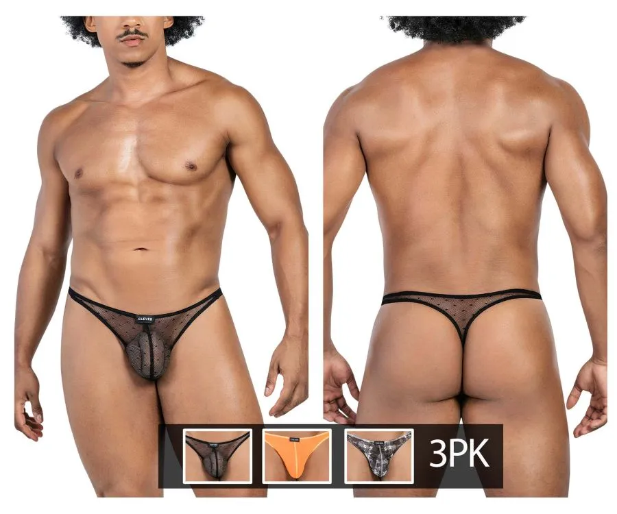 Clever Herrenunterwäsche 3er Pack Australische Latex-Tangas