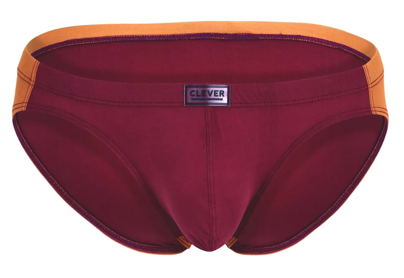 Clever Herrenunterwäsche Clever 1681 Zweifarbiger Bikini Farbe Grape