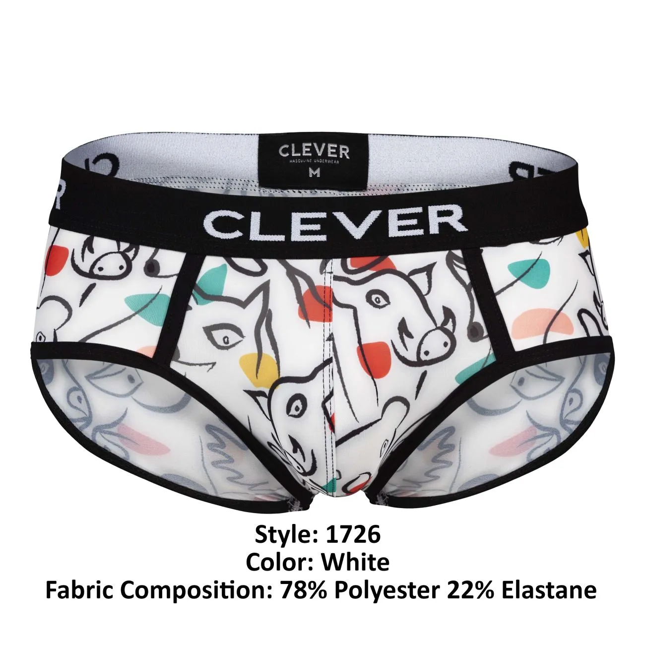 Clever Herrenunterwäsche Clever 1726 Grange Slip Farbe Weiß