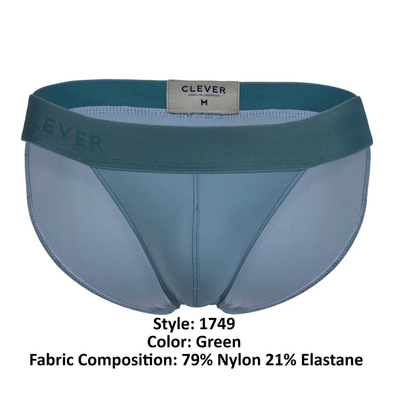 Clever Herrenunterwäsche Clever 1749 Eco Bikini Farbe Grün