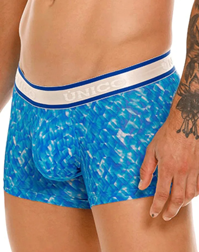Bekleidung_Mundo Unico_Herrenunterwäsche Unico 24100100106 Palindromo Boxershorts 46-blau