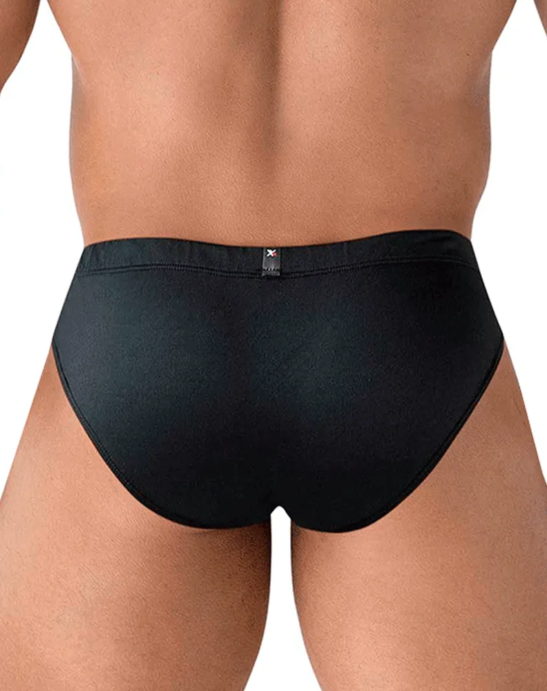 Clothing_Xtremen_Unterwäsche Xtremen 91207b Mikrofaser-Slip Schwarz
