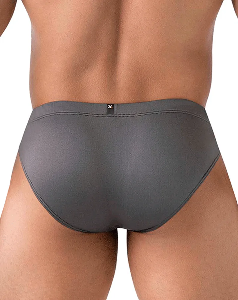 Clothing_Xtremen_Unterwäsche Xtremen 91207b Mikrofaser-Slip Grau