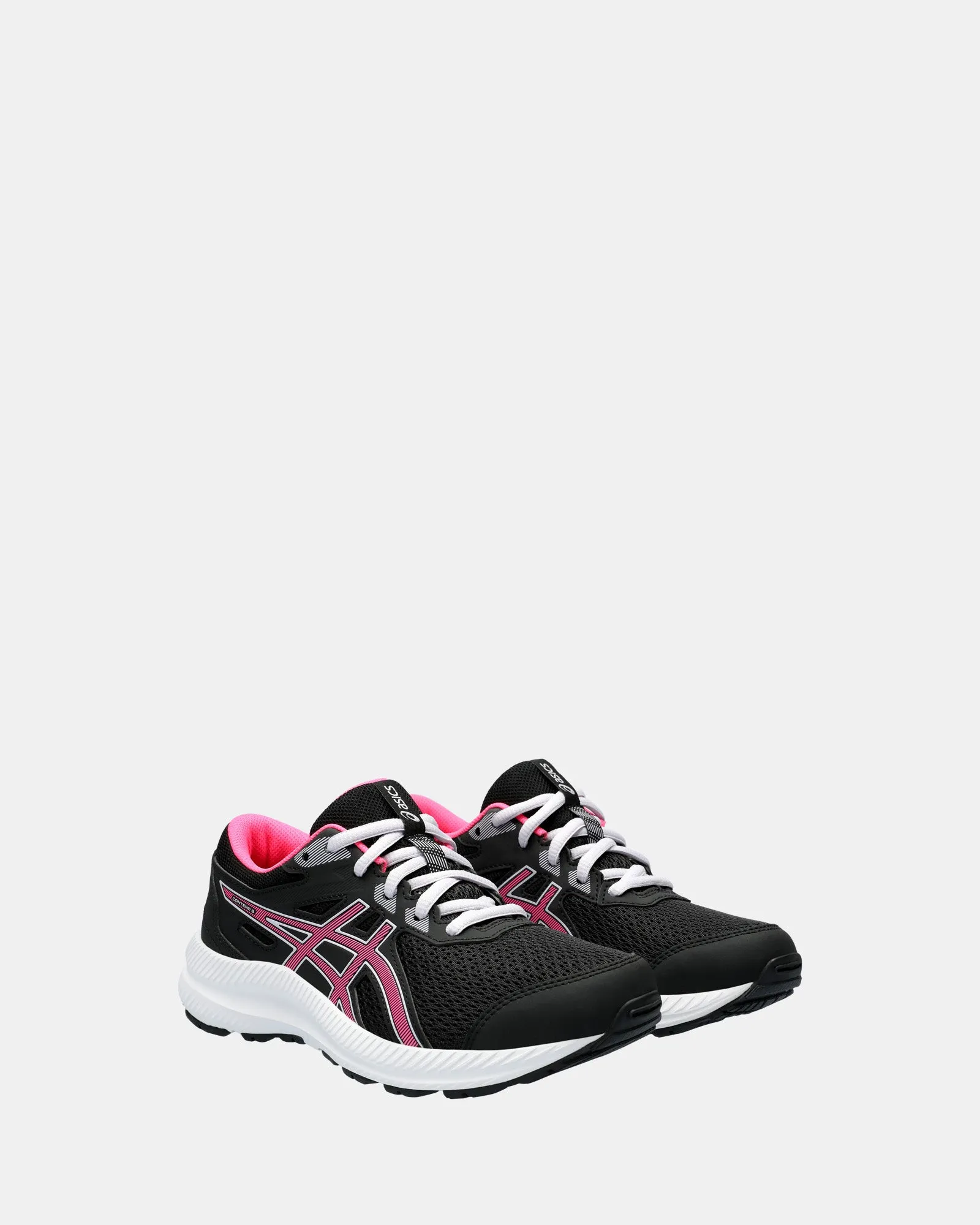 Contend 8 Schulschuhe Schwarz/Knallrosa Asics Schuhe